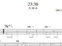 23：30指弹吉他谱