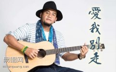 爱我别走吉他谱C调_张震岳_弹唱六线谱_高清版