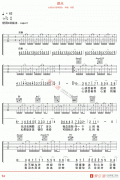 胡夏《燃点》吉他谱 - 吉他谱下载 民谣吉他谱