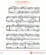 贝多芬《G大调小奏鸣曲之二》吉他谱