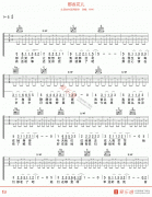朴树《那些花儿》吉他谱
