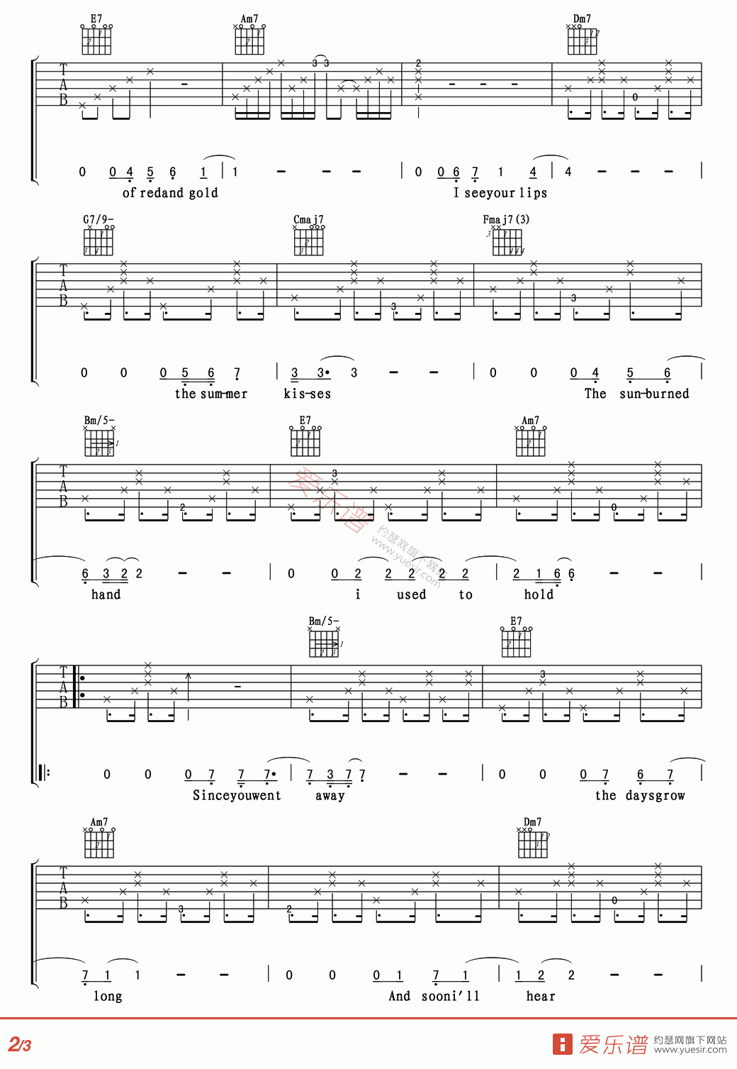 爵士乐和弦练习吉他谱(PDF谱,基础乐理,和弦,练习曲)_Steve Krenz