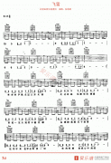 张萌萌《飞雪》吉他谱