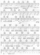 一言难尽吉他谱 张宇 吉他图片谱2张