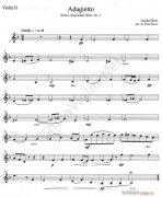 比捷 ADAGIETTO FROM L`ARLESIESIENNE SUITE No 1 第二小提琴