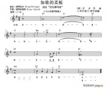 如歌的柔板（选自《悲呛奏鸣曲》）（双谱式 ）