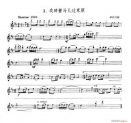 我骑着马儿过草原（小提琴）