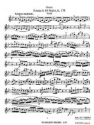 莫扎特小提琴奏鸣曲降B大调（k 378）