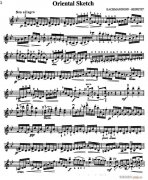 Oriental Sketch小提琴谱