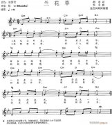 电子琴-兰花草