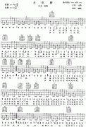 大花轿 免费弹唱吉他谱_六线谱
