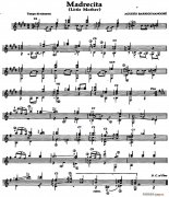 Madrecita（古典吉他）