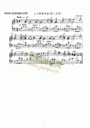 a小调奏鸣曲（第三乐章） 键盘类 钢琴