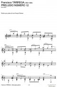 PRELUDIO NUMERO 12(En la minor)（古典吉他）