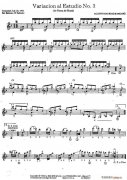Variacion al Estudio No 3（古典吉他）