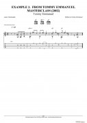 tommy emmanuel masterclass example-2（指弹吉他）