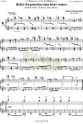 雏鸡的舞蹈-钢琴谱(钢琴曲)-穆索尔斯基