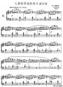 儿童钢琴进阶练习曲50首之11钢琴谱