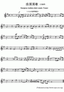 法国国歌钢琴谱（European Anthem sheet musi：France）
