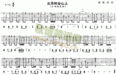 北京的金山上(藏族民歌、独奏曲)
