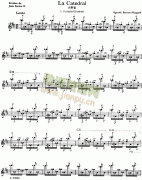 大教堂La Catedral (preludio)吉他谱(谱)