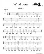 Wind Song（指弹谱）