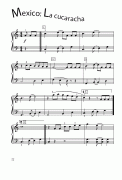 La cucaracha(简易钢琴谱)