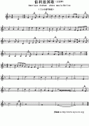 伯利兹国歌钢琴谱（Ameriacn Anthem sheet music：Beli