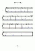 Old McDonald(简易钢琴曲)