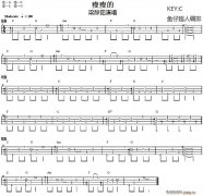 瘦瘦的（尤克里里指弹谱）