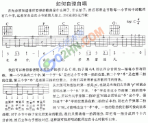 吉他自弹自唱练习