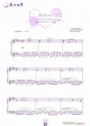 Believe-钢琴