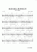坐在宝座上圣洁的羔羊
