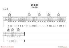 四季歌（吉他初级练习曲）