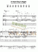 A Hard Days Night吉他谱( 六线谱)-