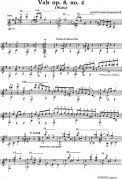 Vals op 8no 4（古典吉他）