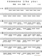Someone Like You（尤克里里弹唱谱）