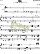 败走 免费钢琴谱_五线谱