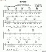 Drenched(吉他谱)_曲婉婷_F调原版六线谱