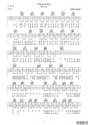 Ring_Ring_Ring吉他谱_吴可儿Woo版_C调原版