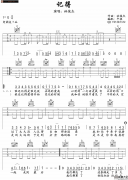 记得吉他谱_林俊杰
