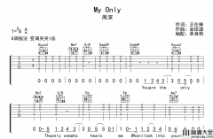 My_Only吉他谱_周深_G调版__开端_电视剧