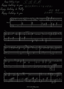 友谊长存（祝文武贝生日快乐）-钢琴谱(钢琴曲