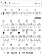 二十二吉他谱_陶喆_F调__二十二_弹唱