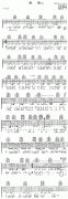 阿杜_离别_吉他谱__离别_C调原版六线谱