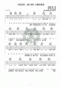 再见吧喵小姐吉他谱_C调简单版_高音