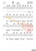 雨吉他谱C调_革命吉他版本_沈以诚