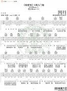 _我爱他_吉他谱_C调简版六线谱_弹唱图