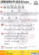 _流着泪说分手_吉他谱_C调原版和弦谱_金志文
