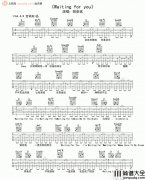 _Waiting_For_You_吉他谱_胡彦斌_原版六线